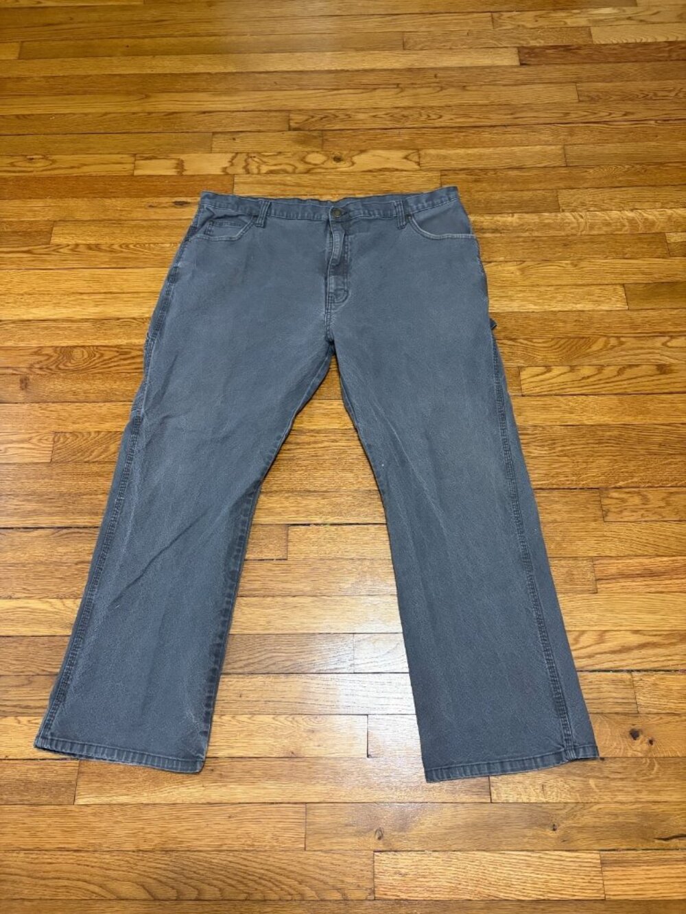 Dickies Men's Carpenter Jeans Size 40x30 Gray Cotton Denim Workwear Skater